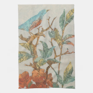 Aviary-Collage I Geschirrtuch
