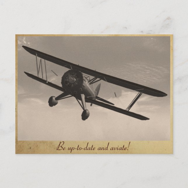 Aviat! Postkarte (Vorderseite)