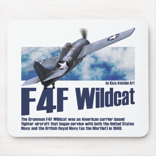 Aviation Art Mousepad "F4F Wildcat " (Vorne)