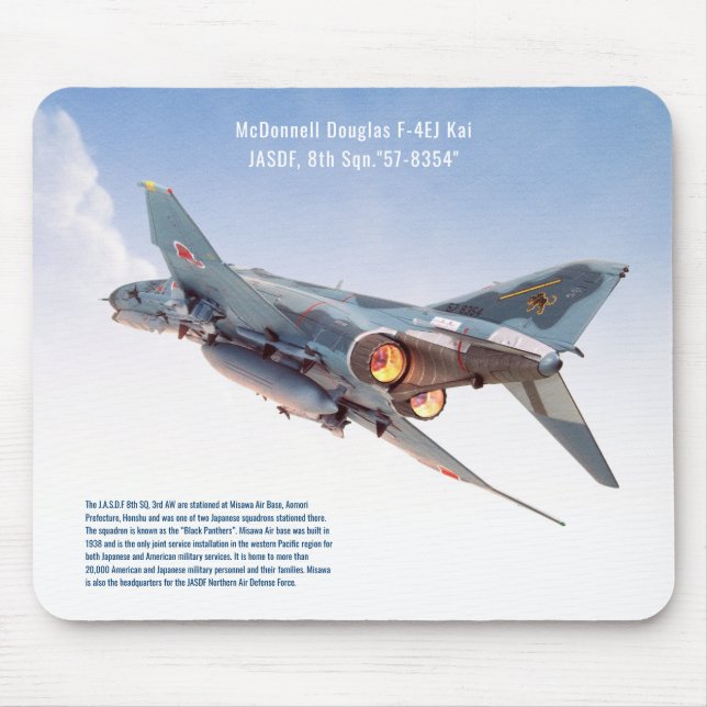 Aviation Art Mousepad "McDonnell Douglas F- 4EJ K" (Vorne)