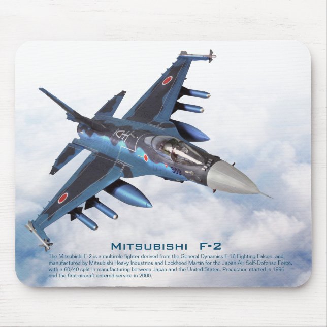 Aviation Art Mousepad "Mitsubishi F-2" (Vorne)