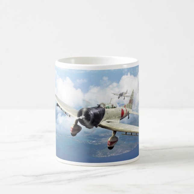 Aviation Art Mug "Aichi D3A  "Val" Kaffeetasse (Mittel)