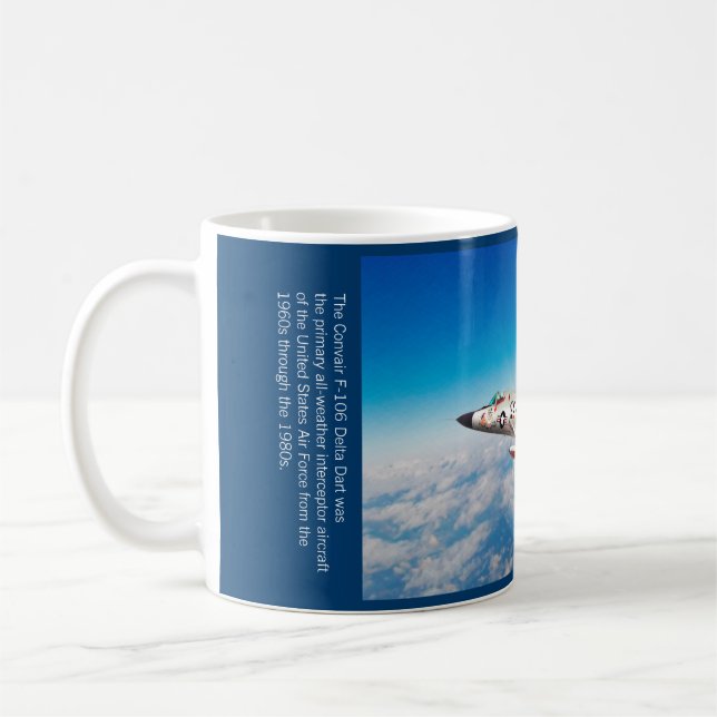Aviation Art mug "Convair F-106 Delta Dart" Kaffeetasse (Links)