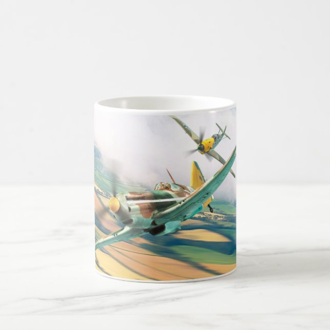 Aviation Art mug "Dewoitine D.520" Kaffeetasse (Mittel)