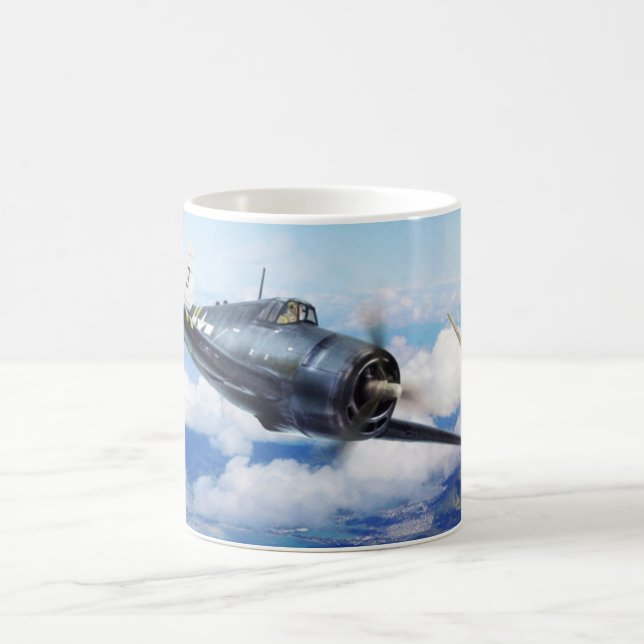 Aviation Art mug "F6F Hellcat" Tasse (Mittel)