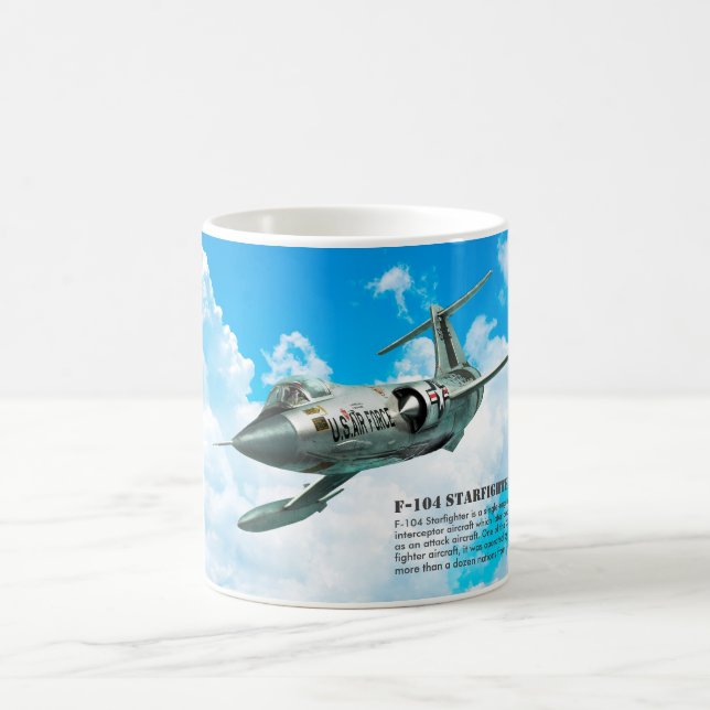 Aviation Art Mug "F-104 Starfighter" Kaffeetasse (Mittel)