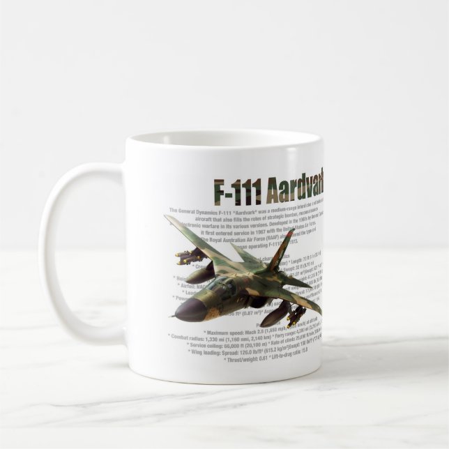 Aviation Art mug "F-111 Aardvark" Tasse (Links)