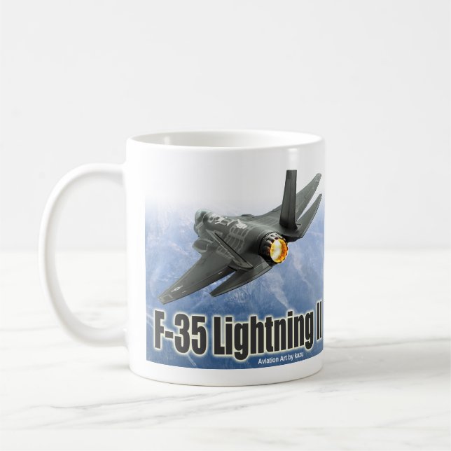 Aviation Art Mug "F-35 Lightning II" Tasse (Links)