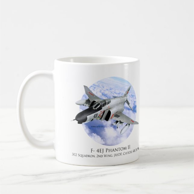 Aviation Art Mug "F- 4EJ Phantom II" Kaffeetasse (Links)