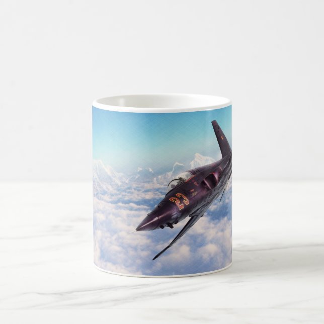 Aviation Art Mug "F-5E Tiger II" Tasse (Mittel)