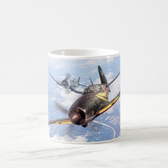 Aviation Art mug "Mitsubishi J2M Raiden"Jack" Tasse (Mittel)