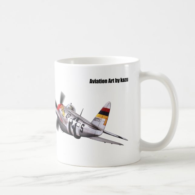Aviation Art mug "Republic P-47 Thunderbolt" Tasse (Rechts)