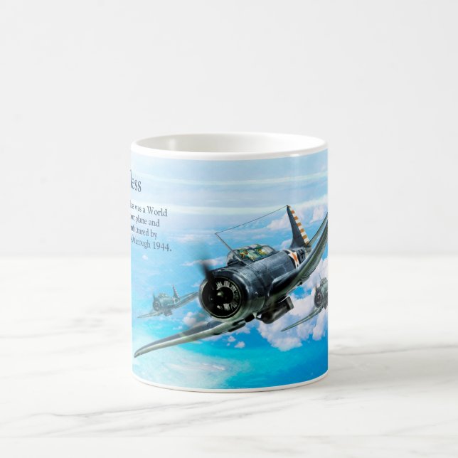 Aviation Art Mug "SBD Dauntless" Tasse (Mittel)