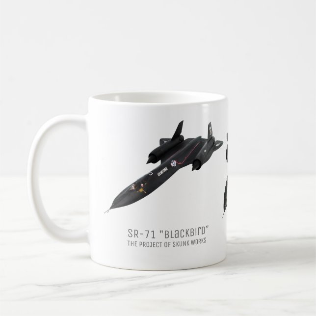 Aviation Art Mug "SR-71 Blackbird" Kaffeetasse (Links)
