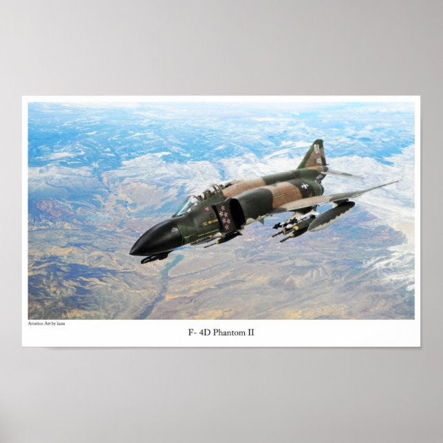 Aviation Art Poster "F-4 Phantom II" (Vorne)