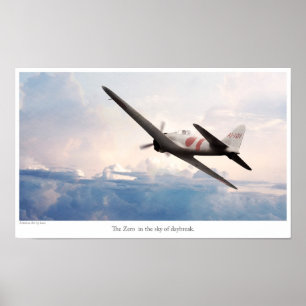 Aviation Art Poster "ZERO"