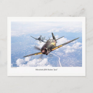 Aviation Art Postkarte "Mitsubishi J2M Jack"