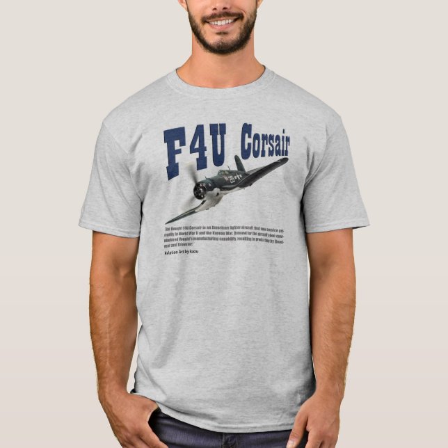 Aviation Art T-shirt “F4U Corsair" (Vorderseite)