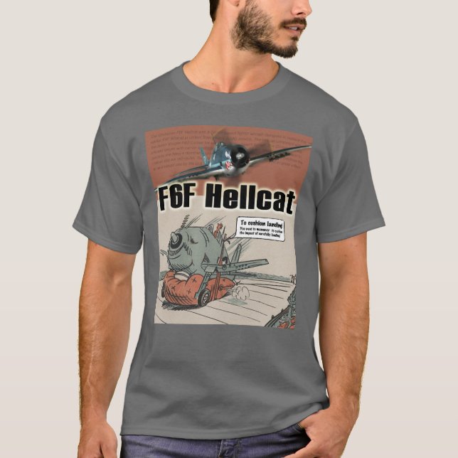 Aviation Art T-shirt “F6F Hellcat" (Vorderseite)