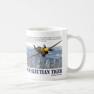 Aviation Art Tasse "P-40 Aleutian Tiger"