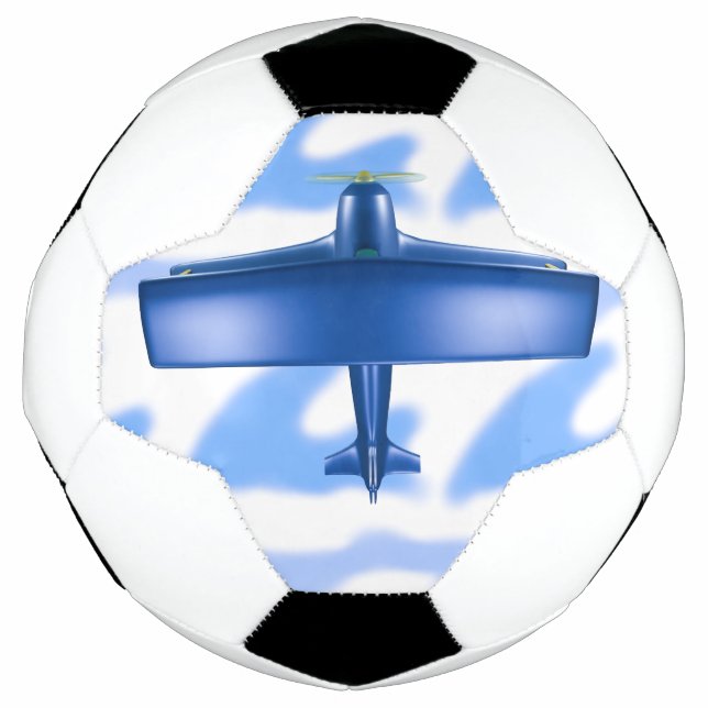 Aviation Blue Flugzeug Fußball (Vorderseite)