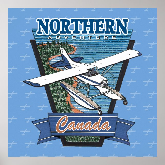 Aviation Canada Northern Adventure Poster (Vorne)