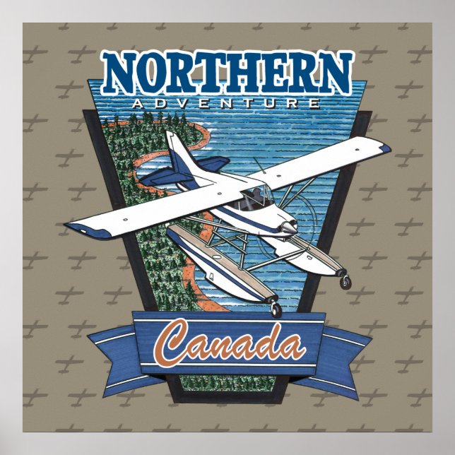 Aviation Canada Northern Adventure Poster (Vorne)