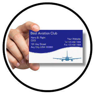 Aviation Club Business Cards Visitenkarte