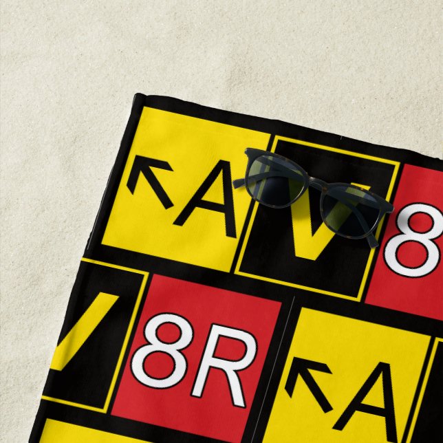 Aviator - AV8R - Strandtuch (Beispiel)