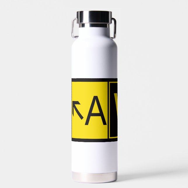 Aviator - AV8R -  Trinkflasche (Vorne)
