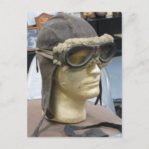 Aviator Cap Postkarte