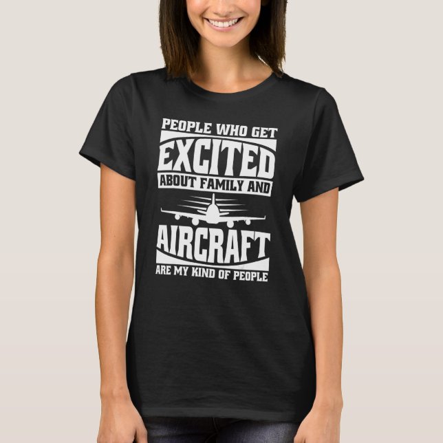 Aviator Father  Aviation Fly Airplane Aircraft Pil T-Shirt (Vorderseite)