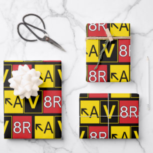 Aviator Geschenkpapier Set