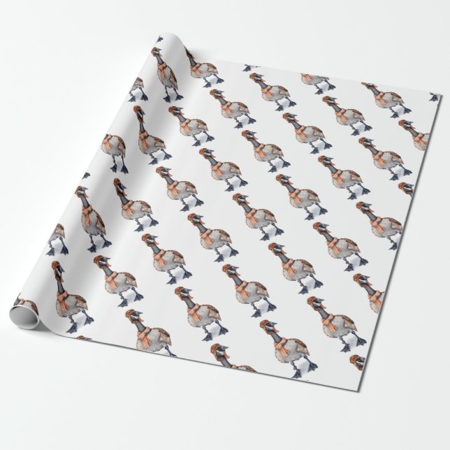 Aviator Goose Gift Wrap Geschenkpapier (Ungerollt)