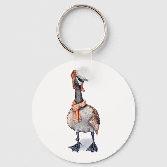 Aviator Goose Schlüsselanhänger (Vorderseite)