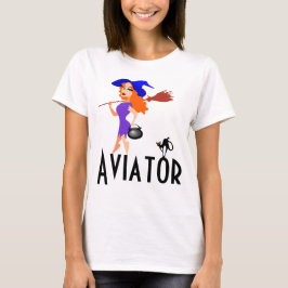Aviator komisch anpassbar T-Shirt