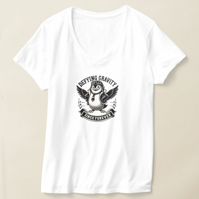 Aviator Pinguin T-Shirt (Ablage )
