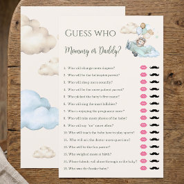 Aviator-Teddybär-Mommy-oder-Daddy-Baby-Shower-Spie