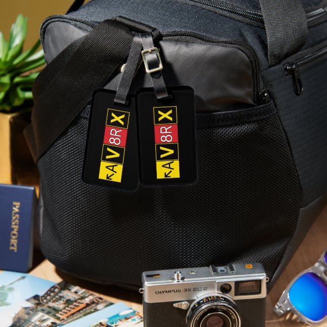 Aviatrix - AV8RX - Gepäckanhänger (Vorderseite & Rückseite)