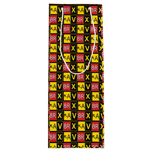 Aviatrix - AV8RX - Geschenktüte Für Weinflaschen (Vorderseite)