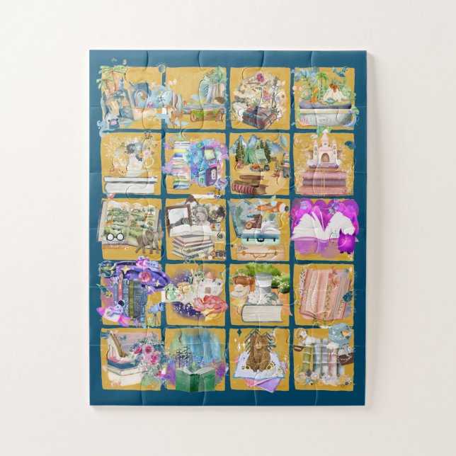 Avid Bibliophile Puzzle (Vertikal)