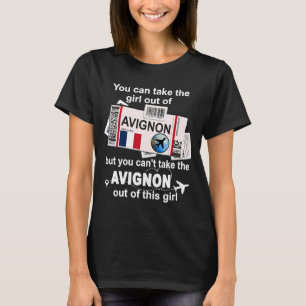 Avignon Boarding Pass Avignon Girl Avignon T-Shirt