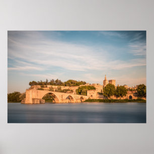 Avignon Bridge Frankreich Poster