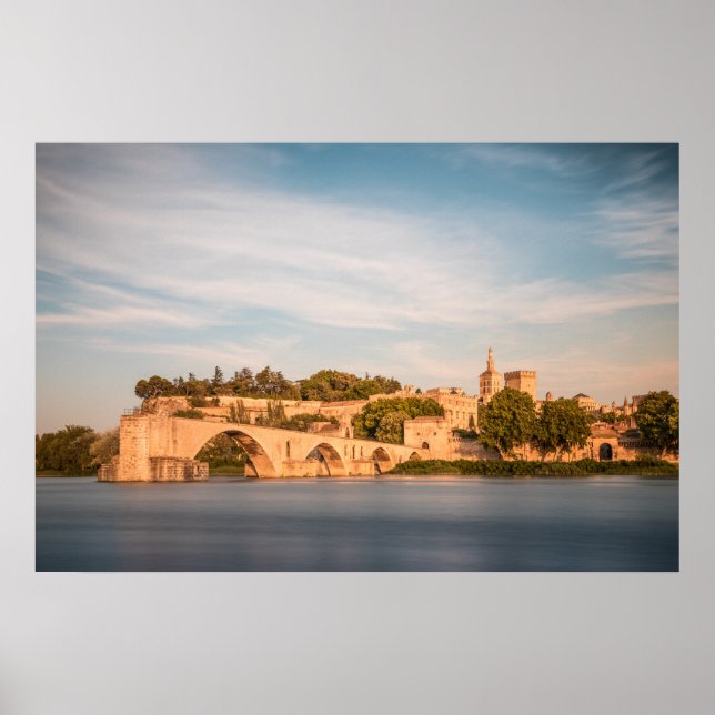 Avignon Bridge Frankreich Poster (Vorne)