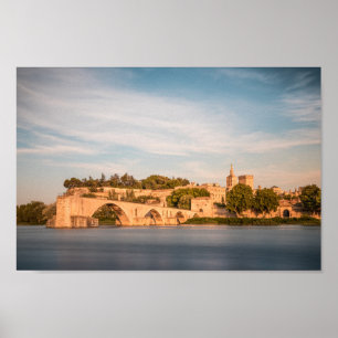 Avignon Bridge Frankreich Poster