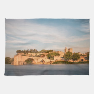 Avignon-Brücke Frankreich Geschirrtuch