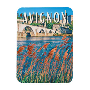 Avignon Foto Vintage Magnet