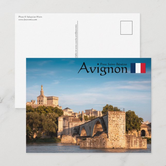 Avignon Frankreich Postkarte (Vorne/Hinten)