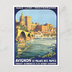 Avignon Frankreich Vintage-Reise Postkarte