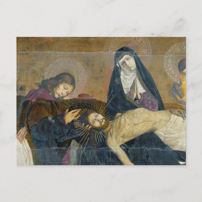 Avignon Pieta, 1450-60 Postkarte (Vorderseite)